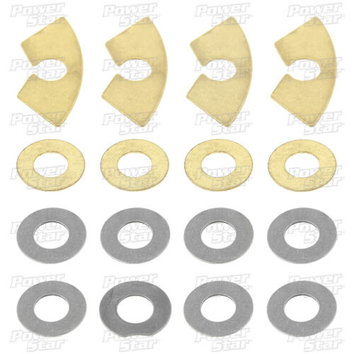Imagen de producto: JGO ARANDELAS TH-125, TH-125C REPARACION PLANETARIO DELANTERO (4 BRASS, 4 BATWING, 4 STEEL ROUND) 80+